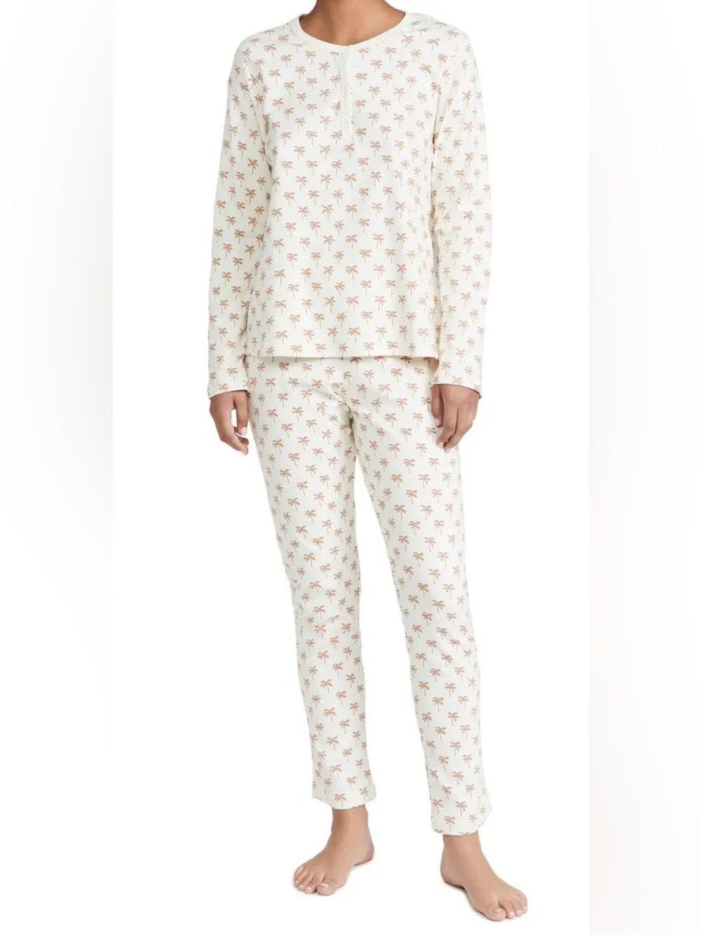 Roller Rabbit X Faherty Palms Pajama Set in Organic Cotton